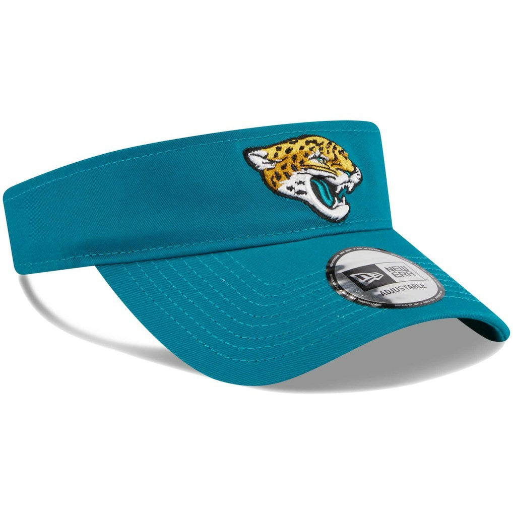Jacksonville Jaguars New Era Main Adjustable Visor - Teal outlet