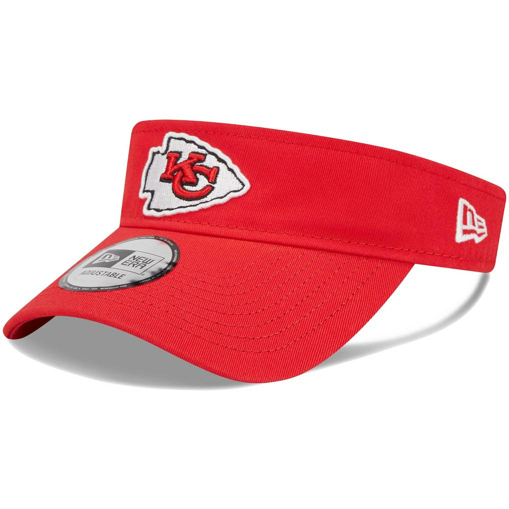 Kansas City Chiefs New Era Main Adjustable Visor - Red sale