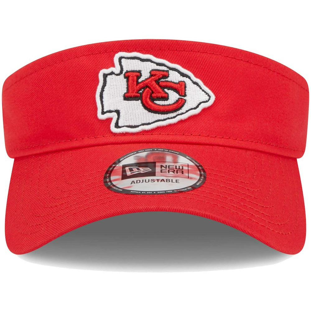 Kansas City Chiefs New Era Main Adjustable Visor - Red sale