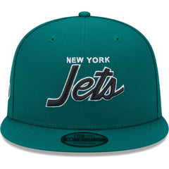 New York Jets New Era Main Script 9FIFTY Snapback Hat - Green for sale
