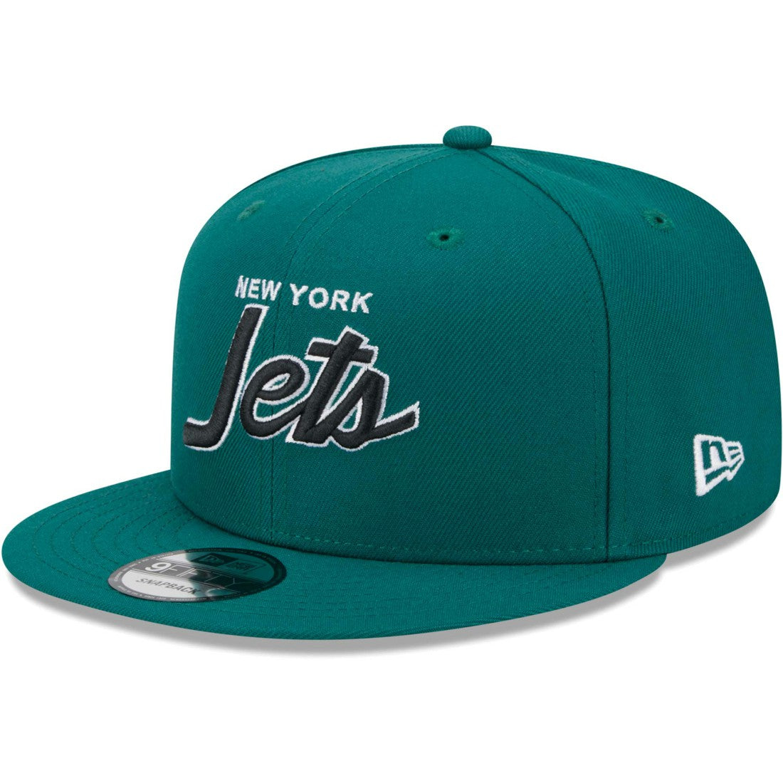 New York Jets New Era Main Script 9FIFTY Snapback Hat - Green for sale