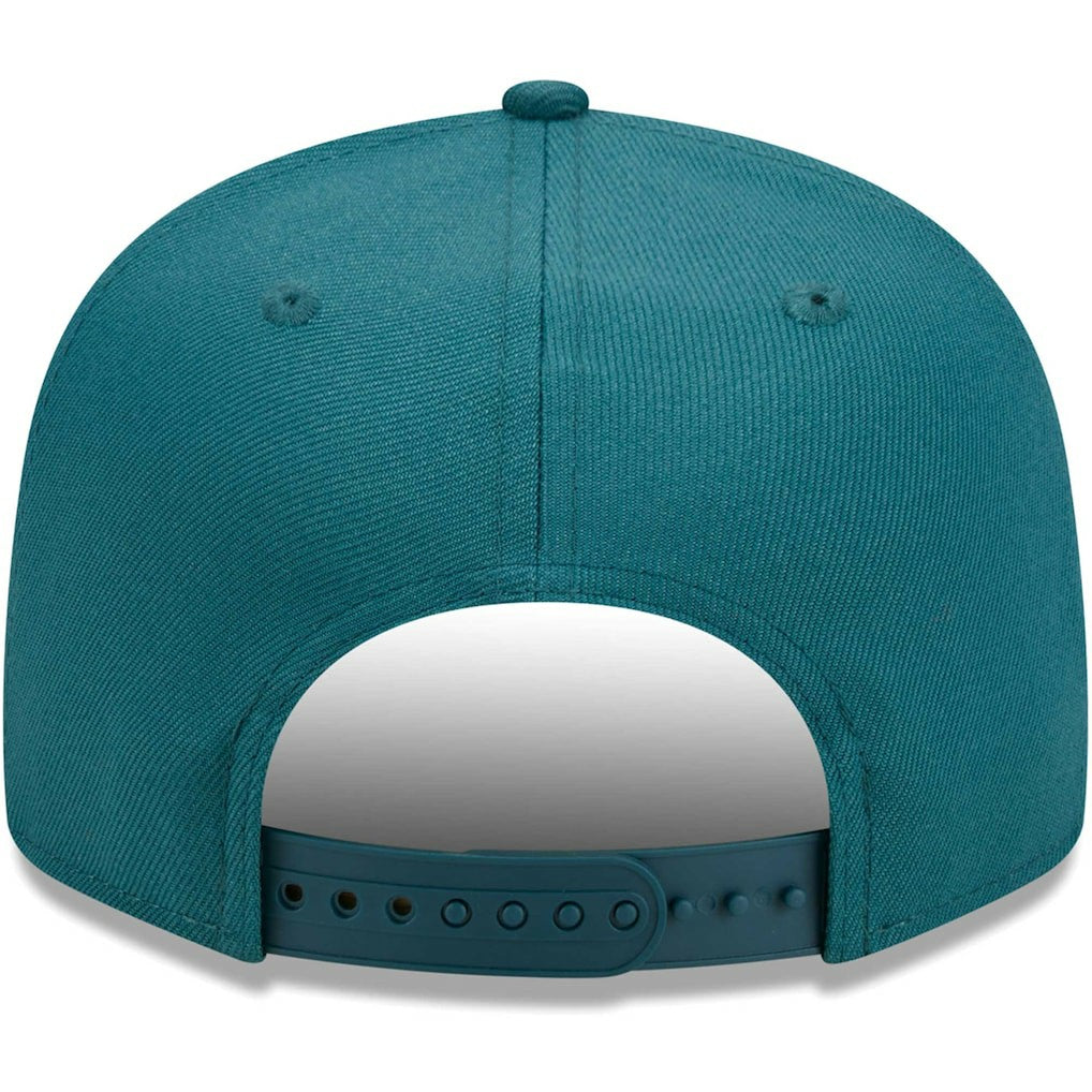 Philadelphia Eagles New Era Main Script 9FIFTY Snapback Hat - Midnight Green sale