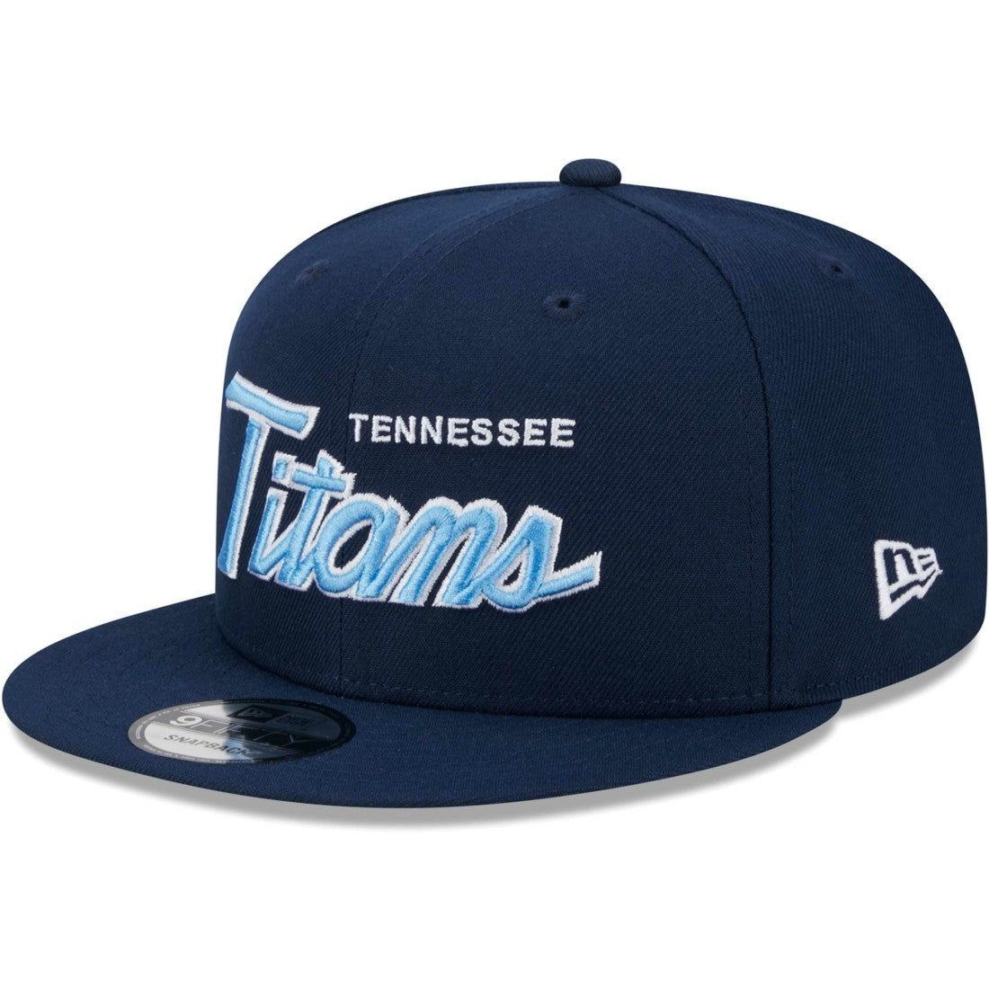 Tennessee Titans New Era Main Script 9FIFTY Snapback Hat - Navy discount