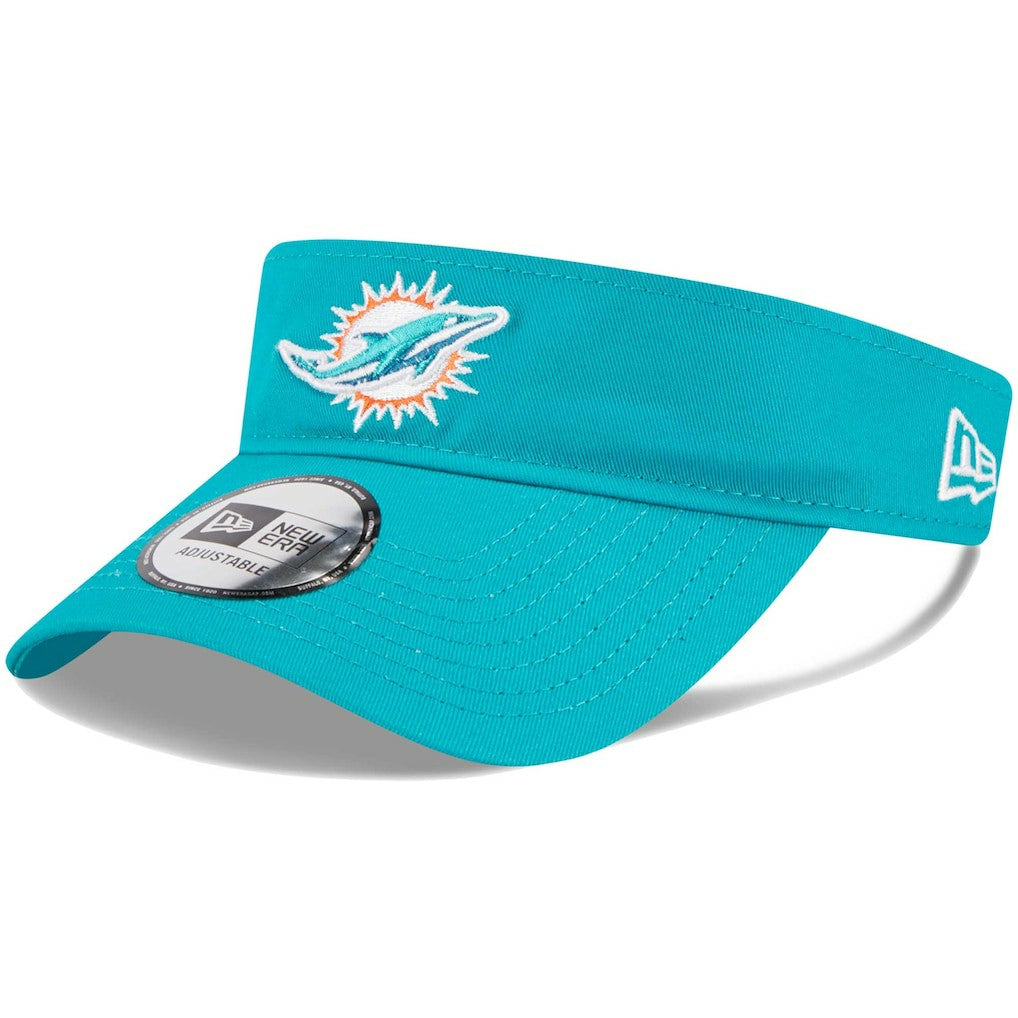 Miami Dolphins New Era Main Adjustable Visor - Aqua discount