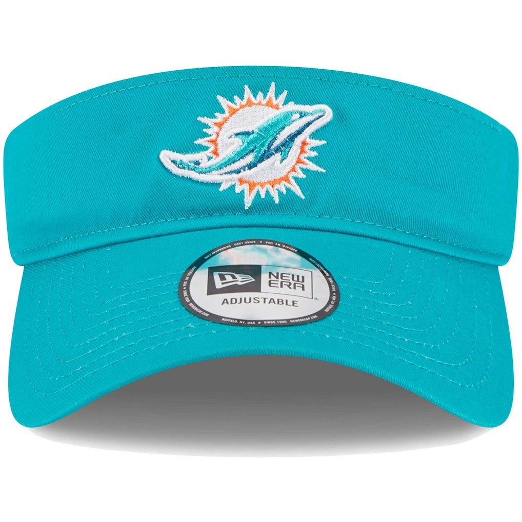 Miami Dolphins New Era Main Adjustable Visor - Aqua discount