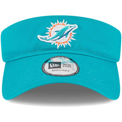 Miami Dolphins New Era Main Adjustable Visor - Aqua discount