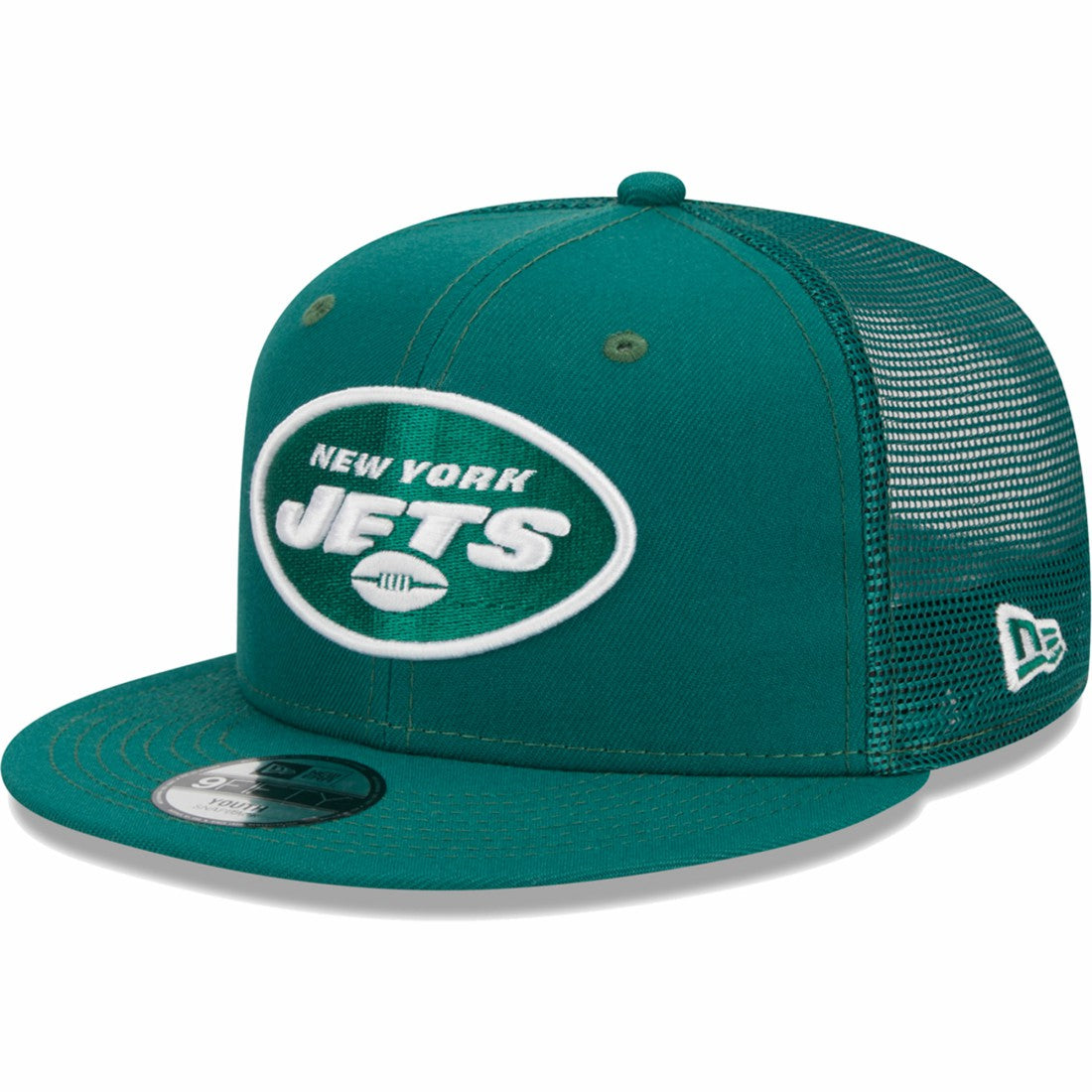 New York Jets New Era Youth Main Trucker 9FIFTY Snapback Hat - Green outlet
