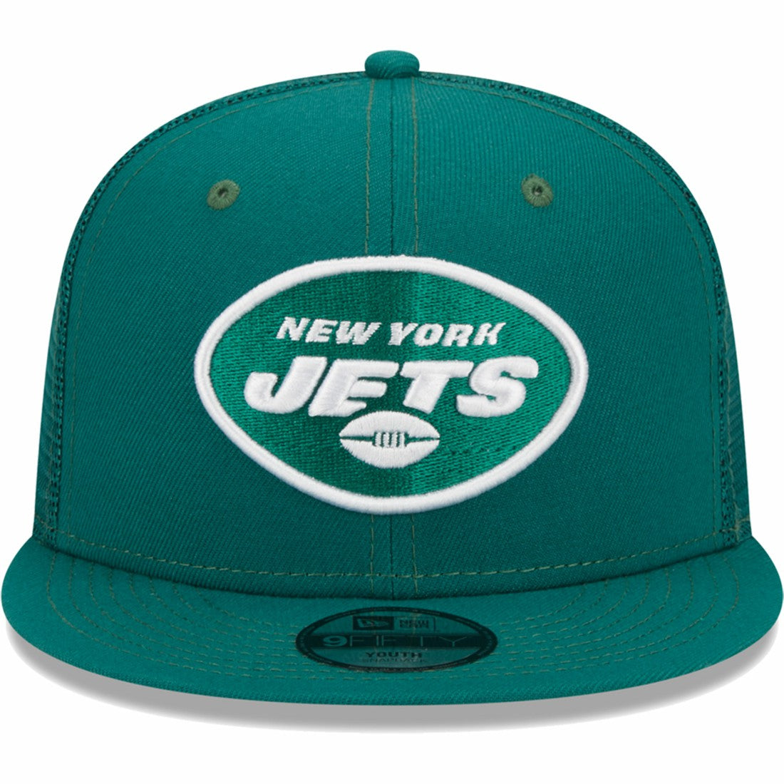 New York Jets New Era Youth Main Trucker 9FIFTY Snapback Hat - Green outlet