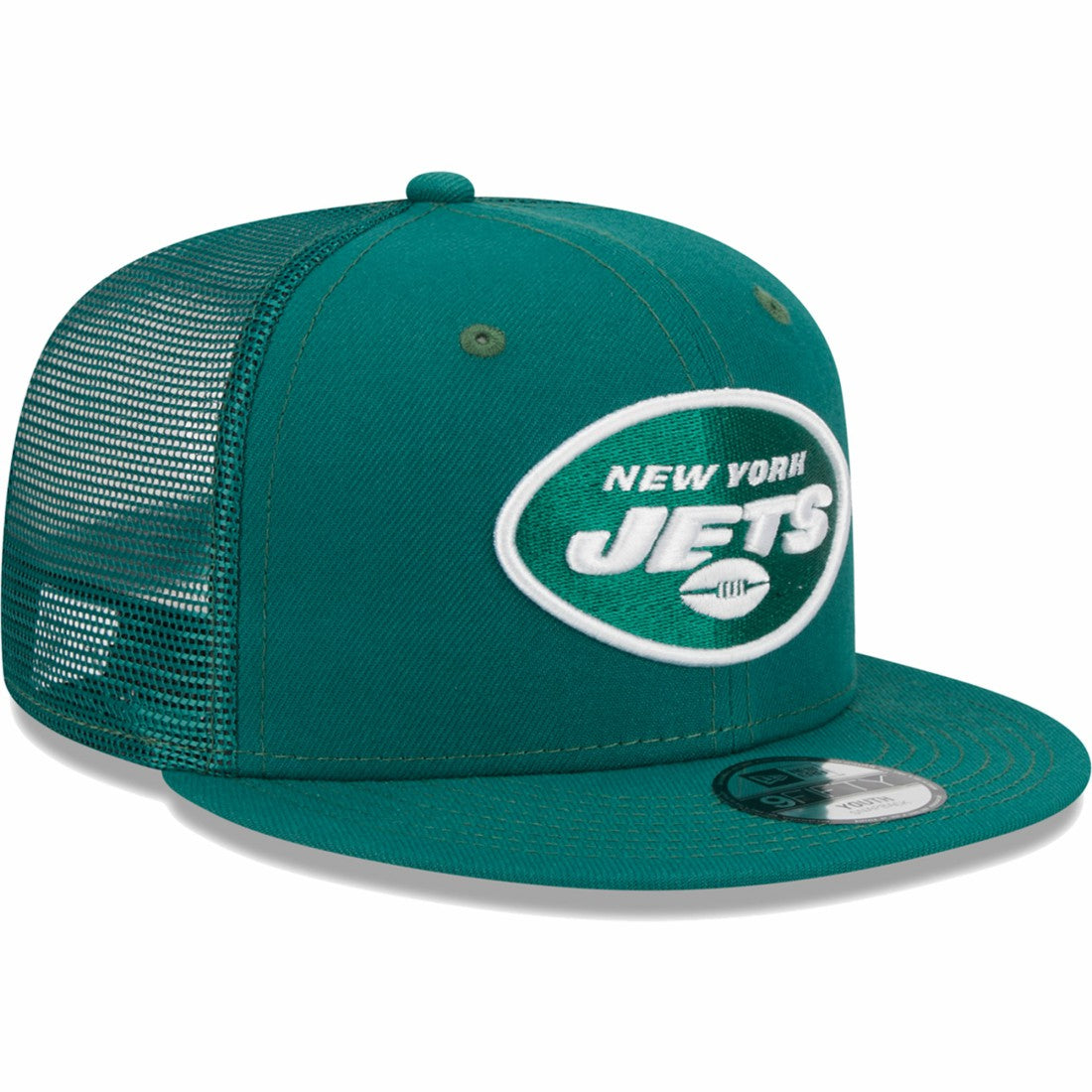 New York Jets New Era Youth Main Trucker 9FIFTY Snapback Hat - Green outlet