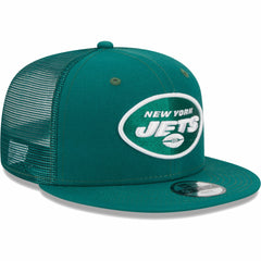 New York Jets New Era Youth Main Trucker 9FIFTY Snapback Hat - Green outlet