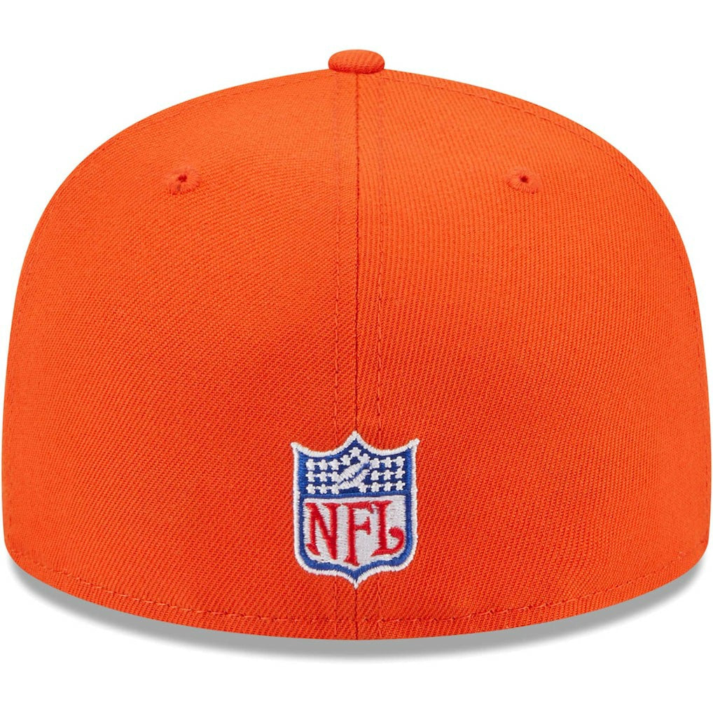 Chicago Bears New Era Throwback Main 59FIFTY Fitted Hat - Orange online