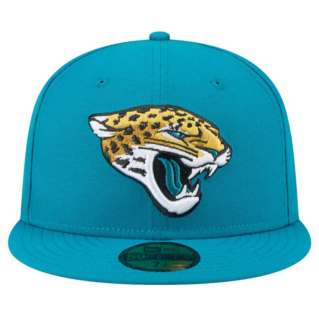 Jacksonville Jaguars New Era Main 59FIFTY Fitted Hat - Teal cheap
