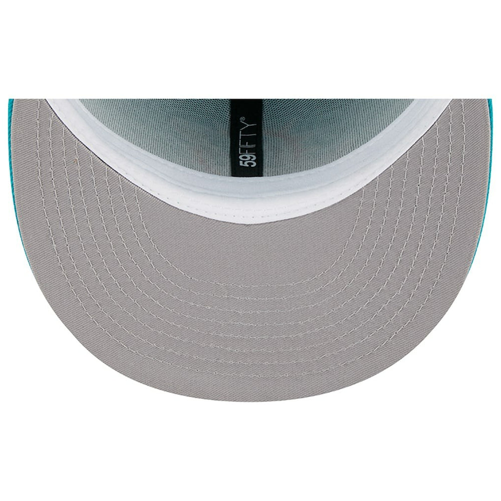 Miami Dolphins New Era Main 59FIFTY Fitted Hat - Aqua cheap