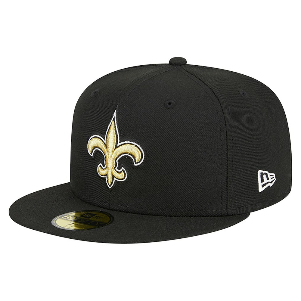 New Orleans Saints New Era Main 59FIFTY Fitted Hat - Black discount