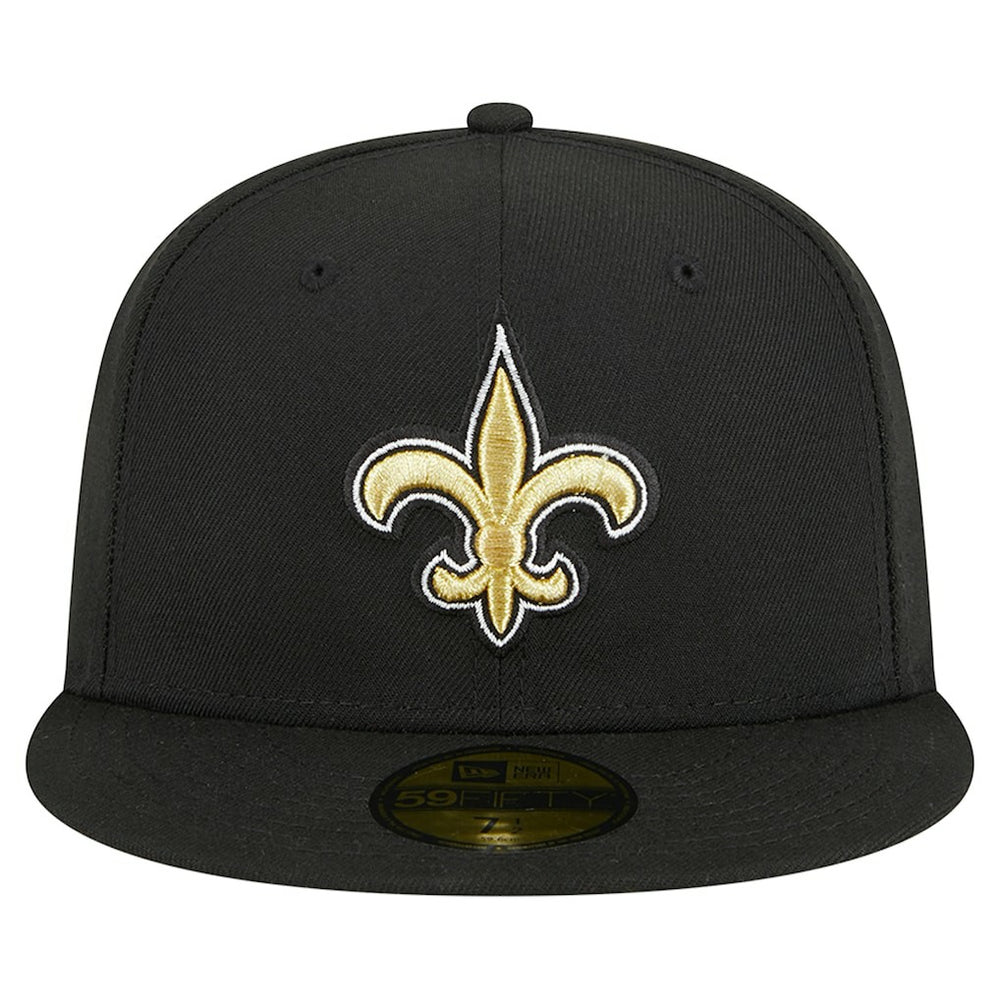 New Orleans Saints New Era Main 59FIFTY Fitted Hat - Black discount