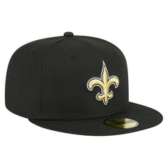 New Orleans Saints New Era Main 59FIFTY Fitted Hat - Black discount
