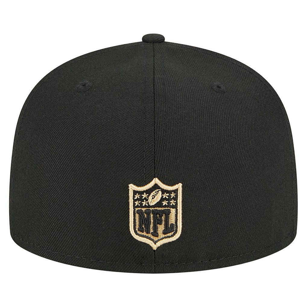 New Orleans Saints New Era Main 59FIFTY Fitted Hat - Black discount