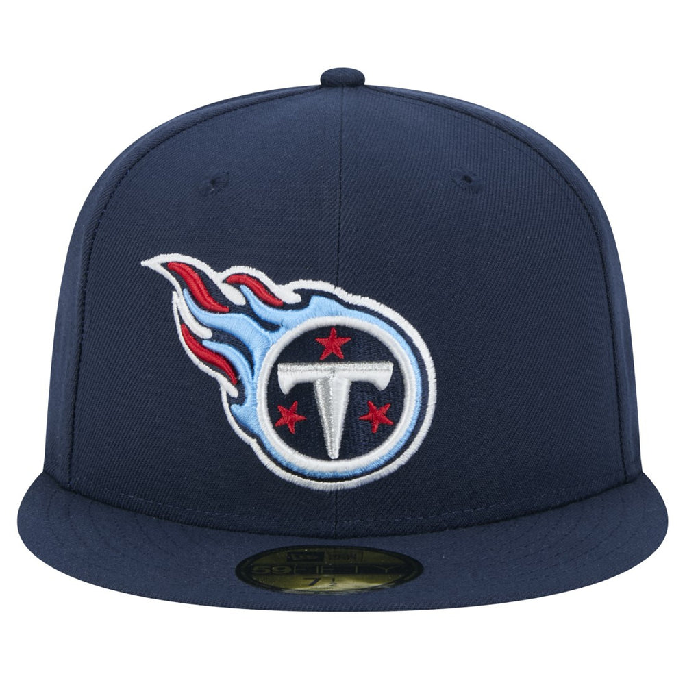 Tennessee Titans New Era Main 59FIFTY Fitted Hat - Navy for sale