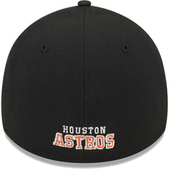 Houston Astros Logo 39THIRTY Flex Hat - Black | New Era
