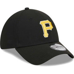 Pittsburgh Pirates Logo 39THIRTY Flex Hat - Black | New Era