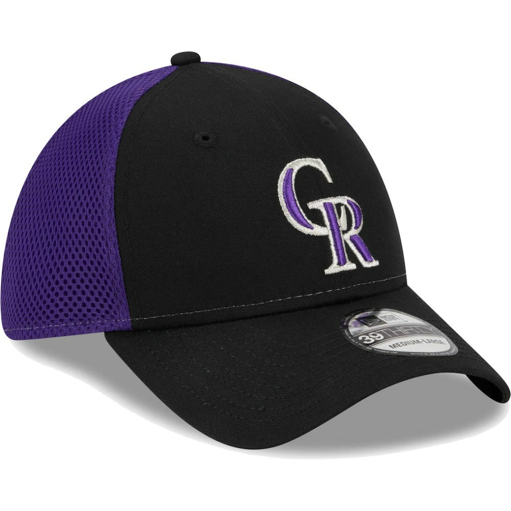 Colorado Rockies Team Neo 39THIRTY Flex Hat - Black | New Era