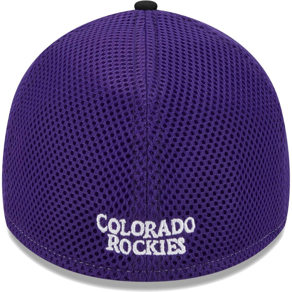 Colorado Rockies Team Neo 39THIRTY Flex Hat - Black | New Era