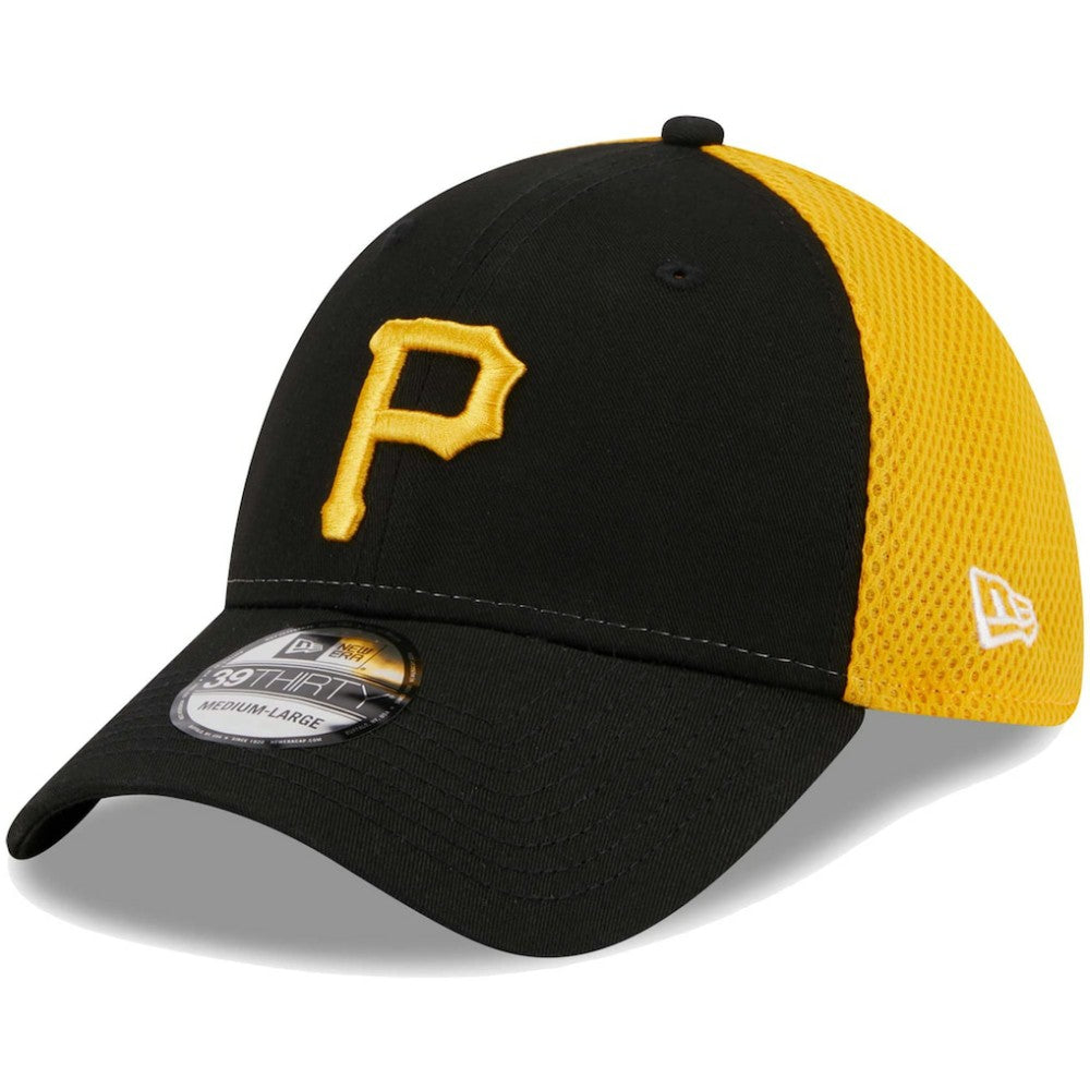 Pittsburgh Pirates Team Neo 39THIRTY Flex Hat - Black | New Era