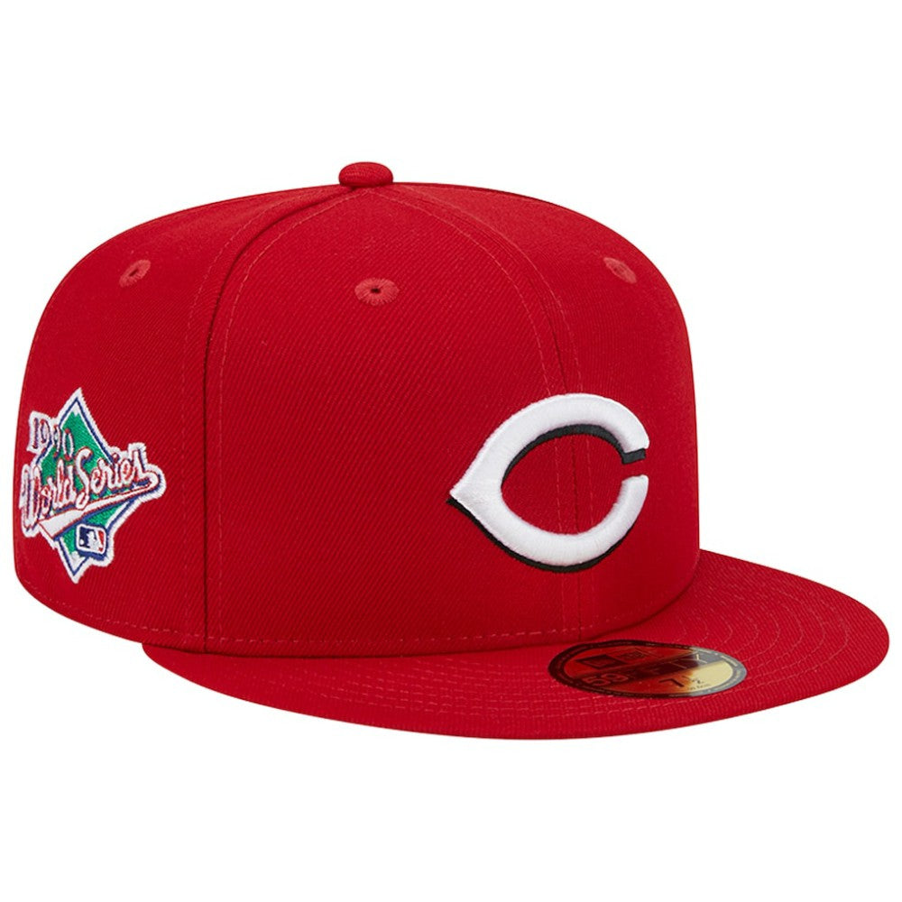 Cincinnati Reds  1990 World Series Team Color 59FIFTY Fitted Hat - Red | New Era