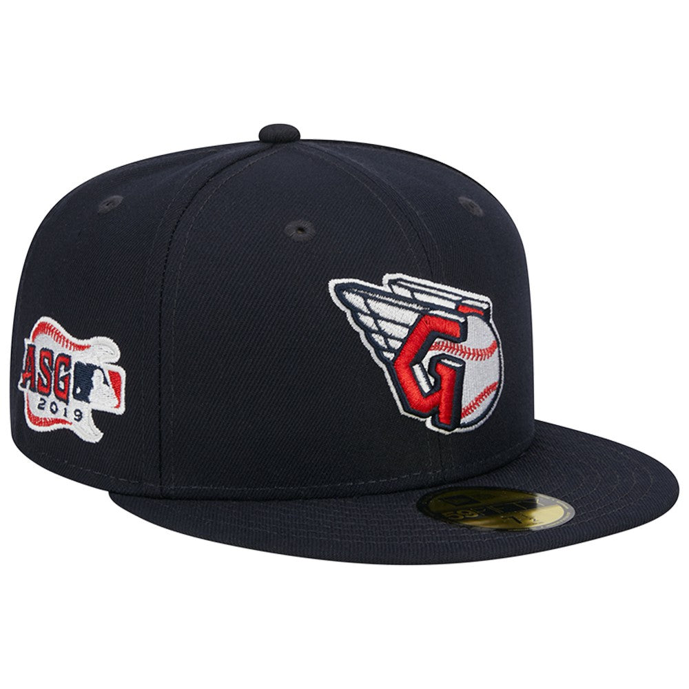 Cleveland Guardians Primary Logo 2019 MLB All-Star Game Team Color 59FIFTY Fitted Hat - Navy | New Era