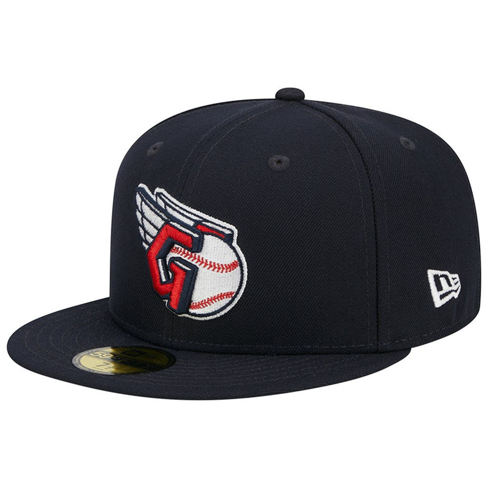 Cleveland Guardians Primary Logo 2019 MLB All-Star Game Team Color 59FIFTY Fitted Hat - Navy | New Era