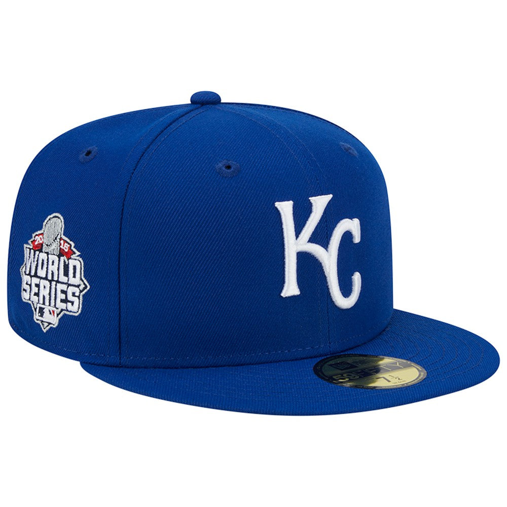 Kansas City Royals  2015 World Series Team Color 59FIFTY Fitted Hat - Royal | New Era