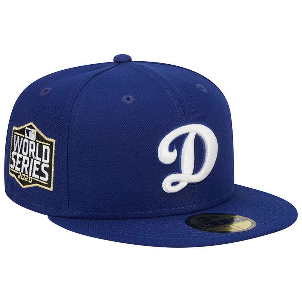 Los Angeles Dodgers Alternate Logo 2020 World Series Team Color 59FIFTY Fitted Hat - Royal | New Era