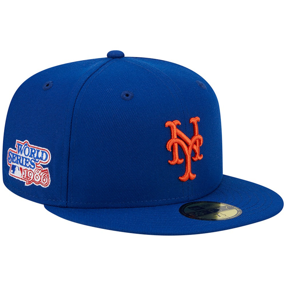 New York Mets  1986 World Series Team Color 59FIFTY Fitted Hat - Royal | New Era