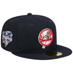 New York Yankees Primary Logo 2000 World Series Team Color 59FIFTY Fitted Hat - Navy | New Era