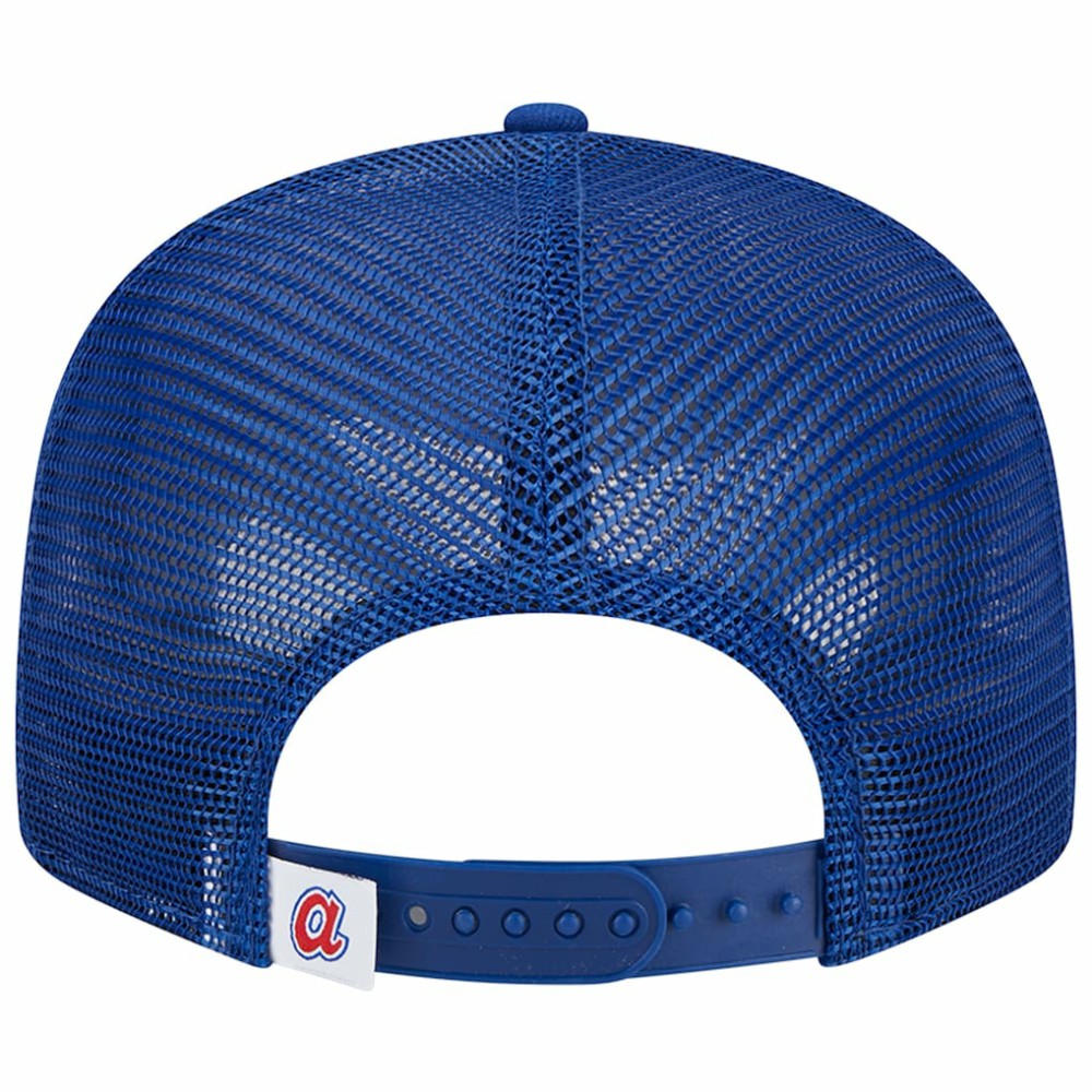 Atlanta Braves Cooperstown Collection Team Color Trucker 9FIFTY Snapback Hat - Royal | New Era