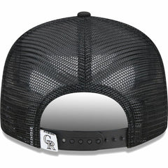 Colorado Rockies Team Color Trucker 9FIFTY Snapback Hat - Black | New Era