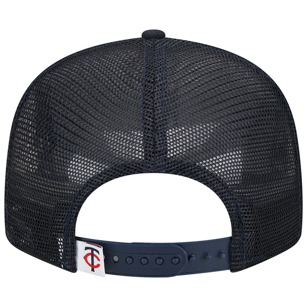 Minnesota Twins Team Color Trucker 9FIFTY Snapback Hat - Navy | New Era