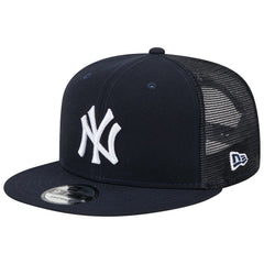 New York Yankees Team Color Trucker 9FIFTY Snapback Hat - Navy | New Era