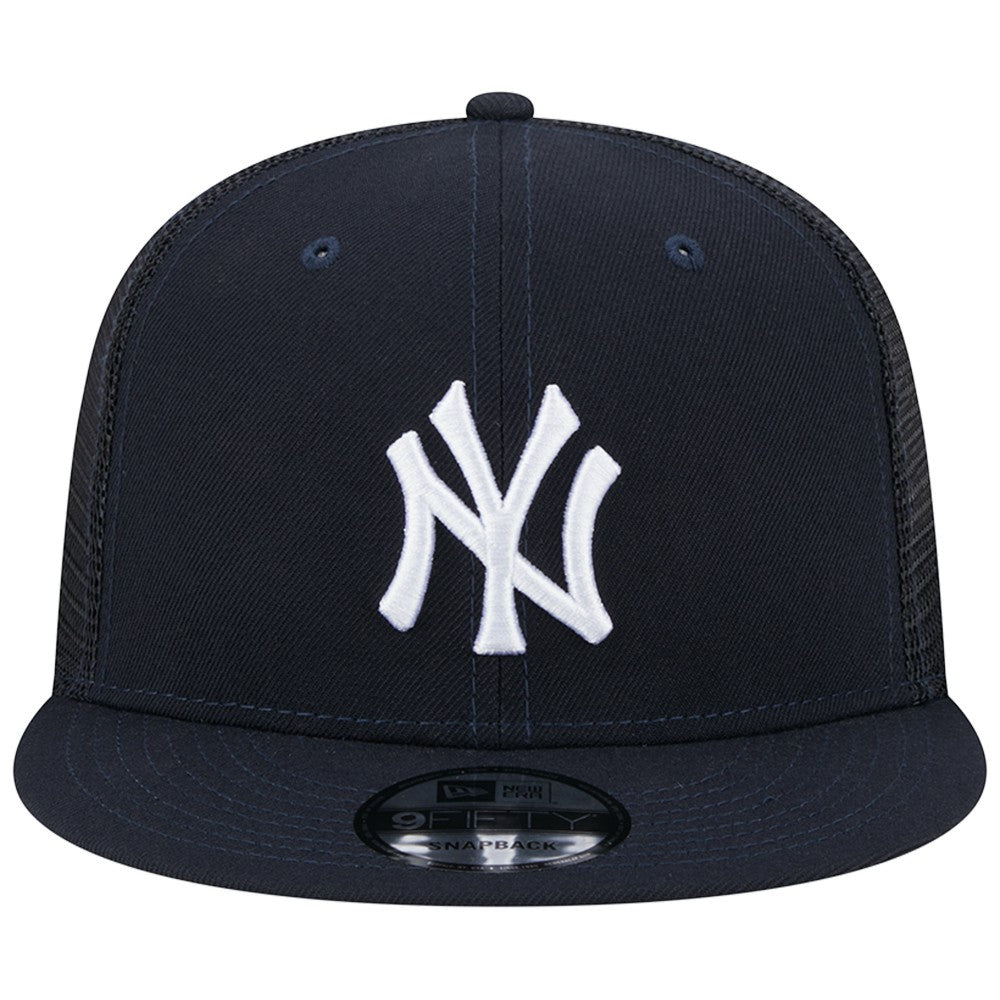 New York Yankees Team Color Trucker 9FIFTY Snapback Hat - Navy | New Era