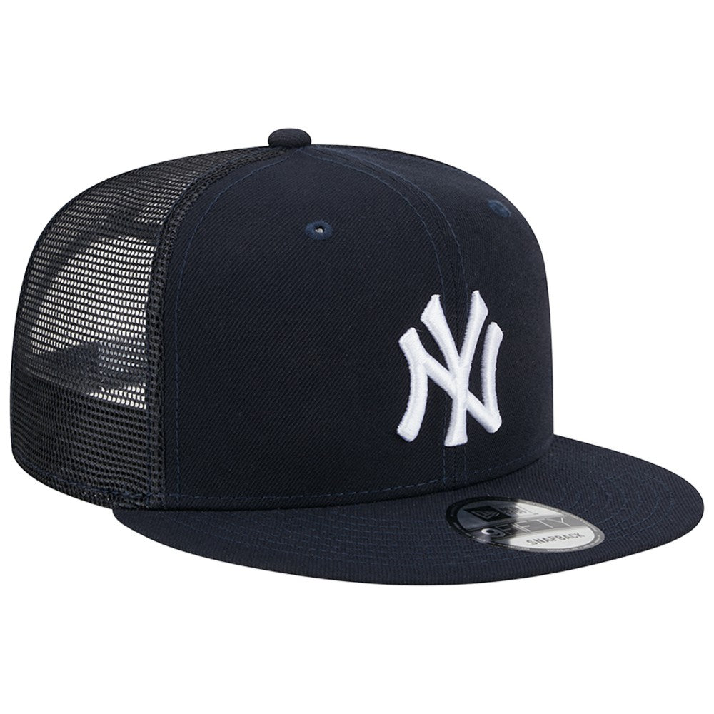 New York Yankees Team Color Trucker 9FIFTY Snapback Hat - Navy | New Era
