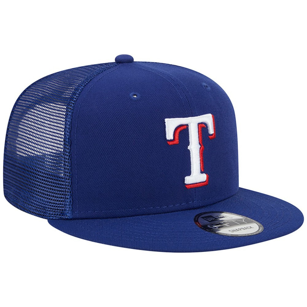 Texas Rangers Team Color Trucker 9FIFTY Snapback Hat - Royal | New Era