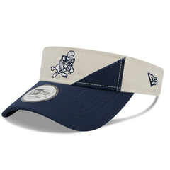 Dallas Cowboys New Era 2023 Sideline Historic Adjustable Visor - Cream/Navy discount