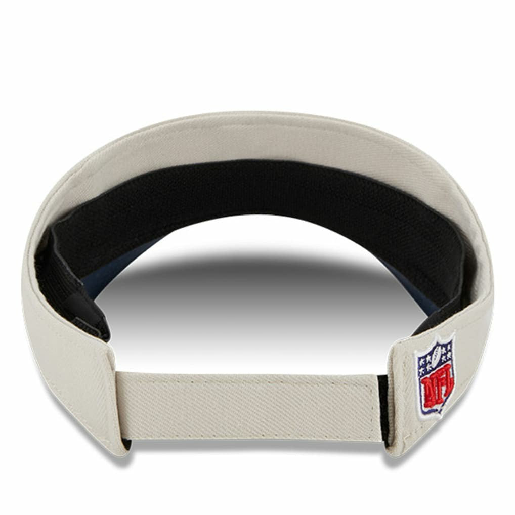 Dallas Cowboys New Era 2023 Sideline Historic Adjustable Visor - Cream/Navy discount