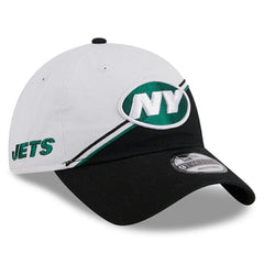 New York Jets New Era 2023 Sideline 9TWENTY Adjustable Hat - White/Black online