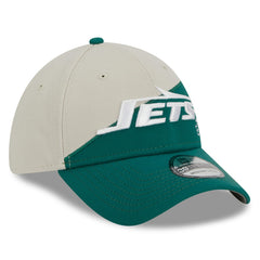 New York Jets New Era 2023 Sideline Historic 39THIRTY Flex Hat - Cream/Kelly Green online