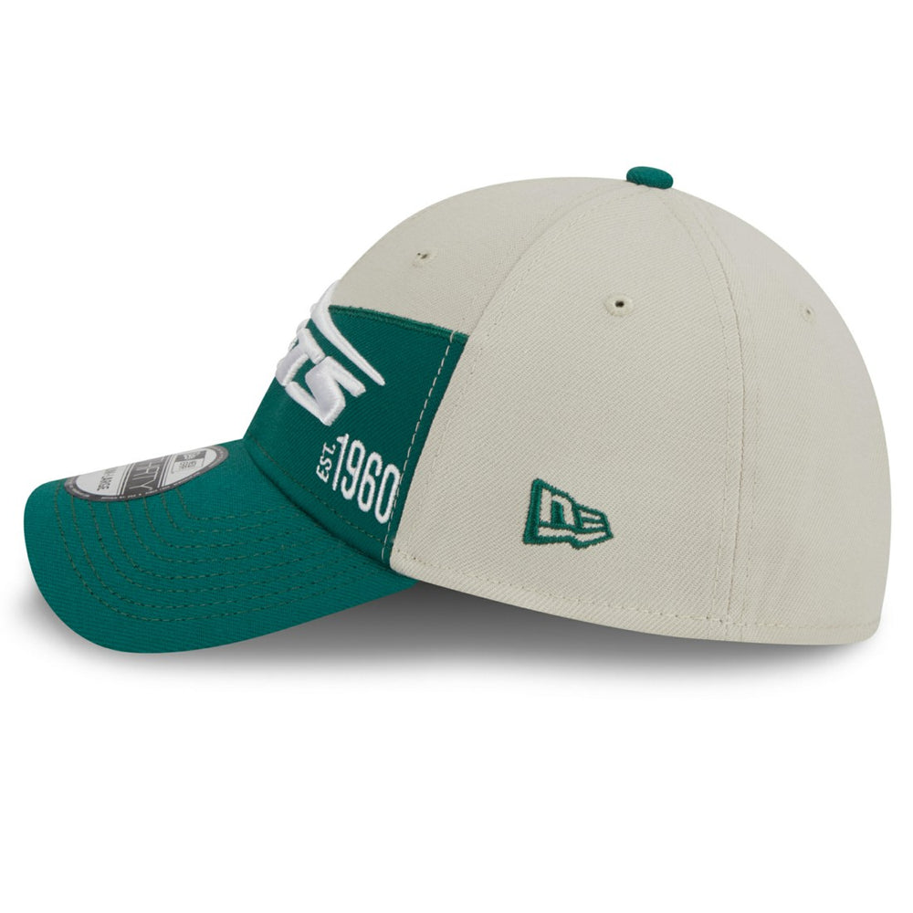 New York Jets New Era 2023 Sideline Historic 39THIRTY Flex Hat - Cream/Kelly Green online