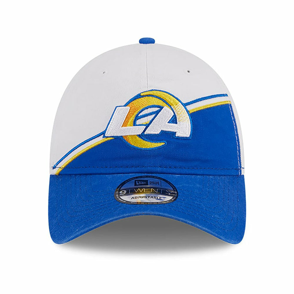 Los Angeles Rams New Era Youth 2023 Sideline 9TWENTY Adjustable Hat - White/Royal cheap