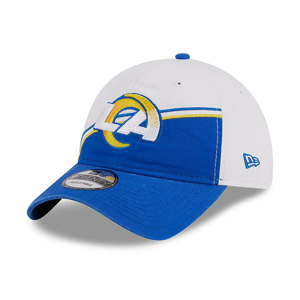 Los Angeles Rams New Era Youth 2023 Sideline 9TWENTY Adjustable Hat - White/Royal cheap