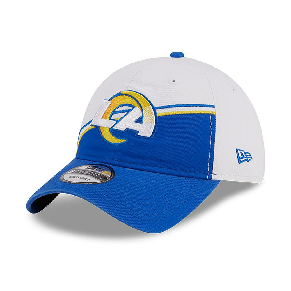 Los Angeles Rams New Era Youth 2023 Sideline 9TWENTY Adjustable Hat - White/Royal cheap