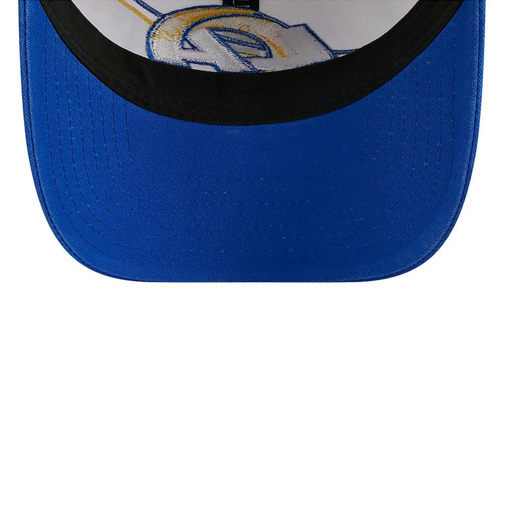 Los Angeles Rams New Era Youth 2023 Sideline 9TWENTY Adjustable Hat - White/Royal cheap